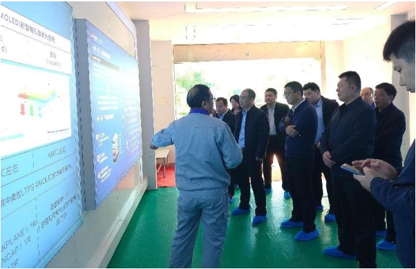 集團領(lǐng)導赴蕪湖東旭光電科技有限公司考察